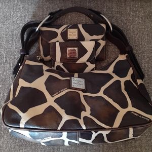 Dooney & Bourke leather handbag set 3 piece